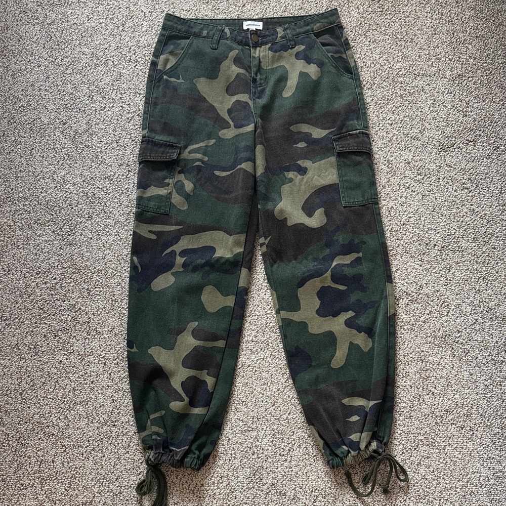 Superdown Camouflage Cargo Pants